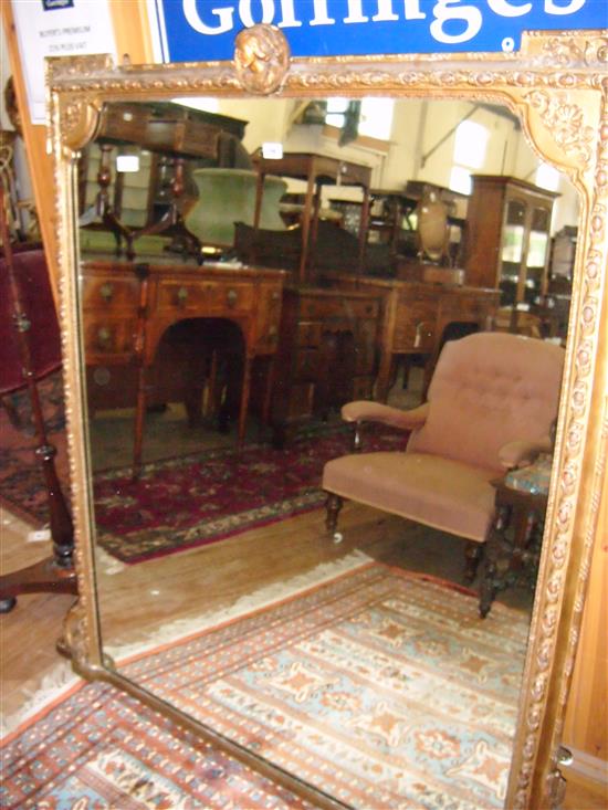 Large gilt overmantel